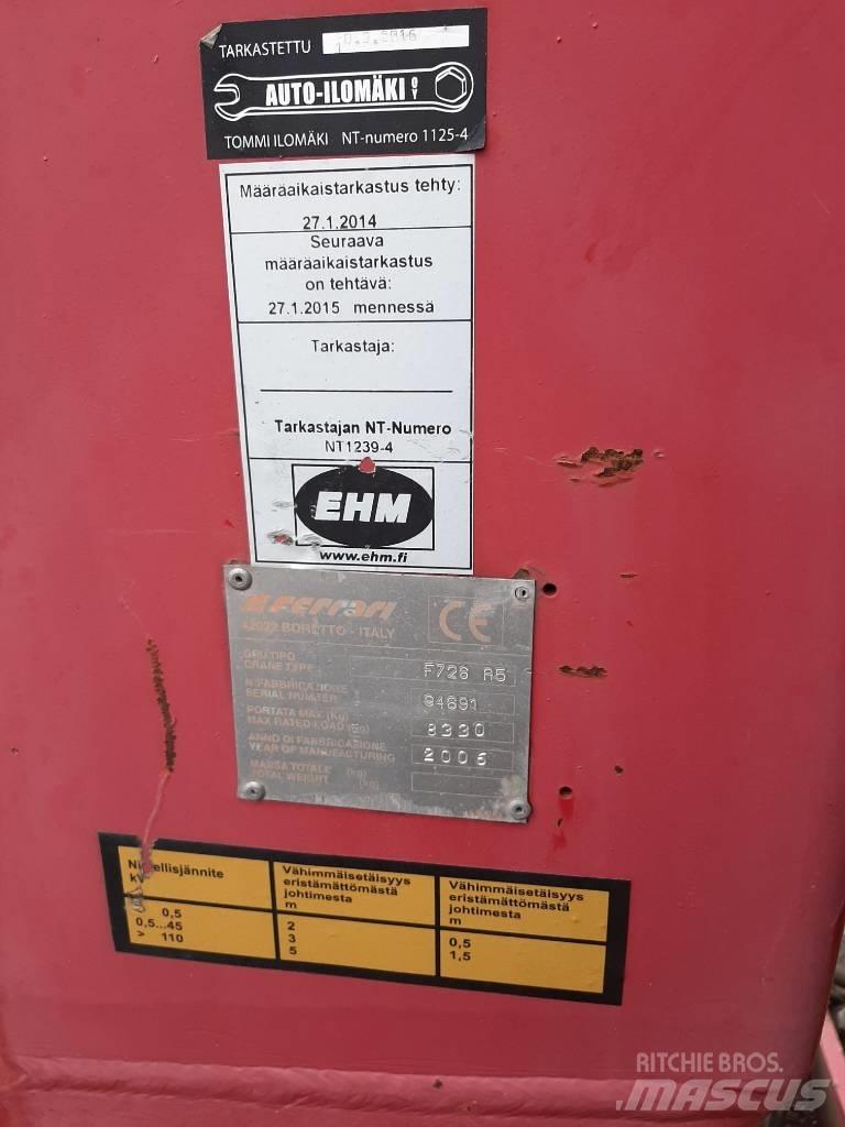 Scania R 124 Automobiliniai kranai
