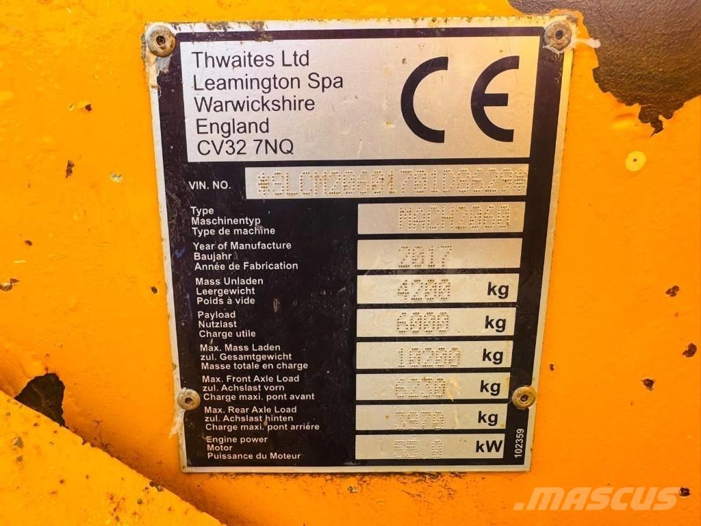 Thwaites 6T Statybiniai savivarčiai sunkvežimiai