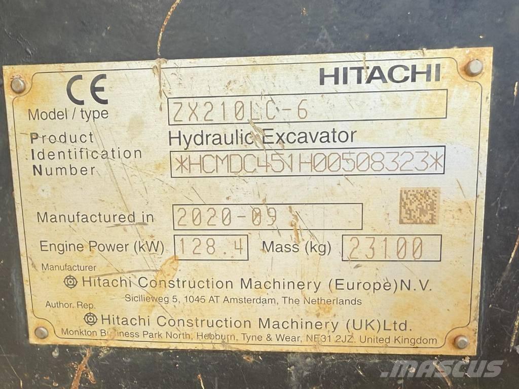 Hitachi ZX 210 LC-6 Vikšriniai ekskavatoriai