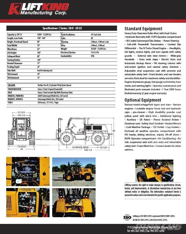 Liftking LK12C Visureigiai krautuvai
