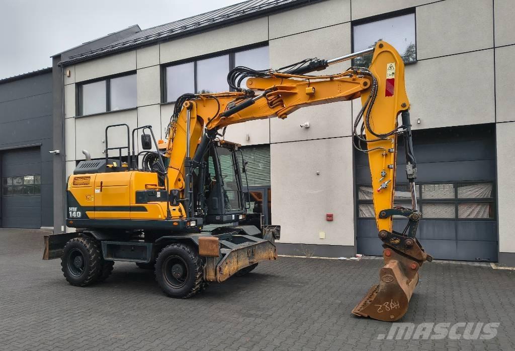 Hyundai HW140 Ratiniai ekskavatoriai