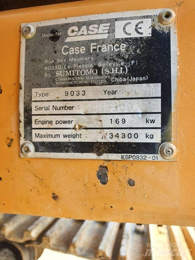 CASE 9033 Vikšriniai ekskavatoriai