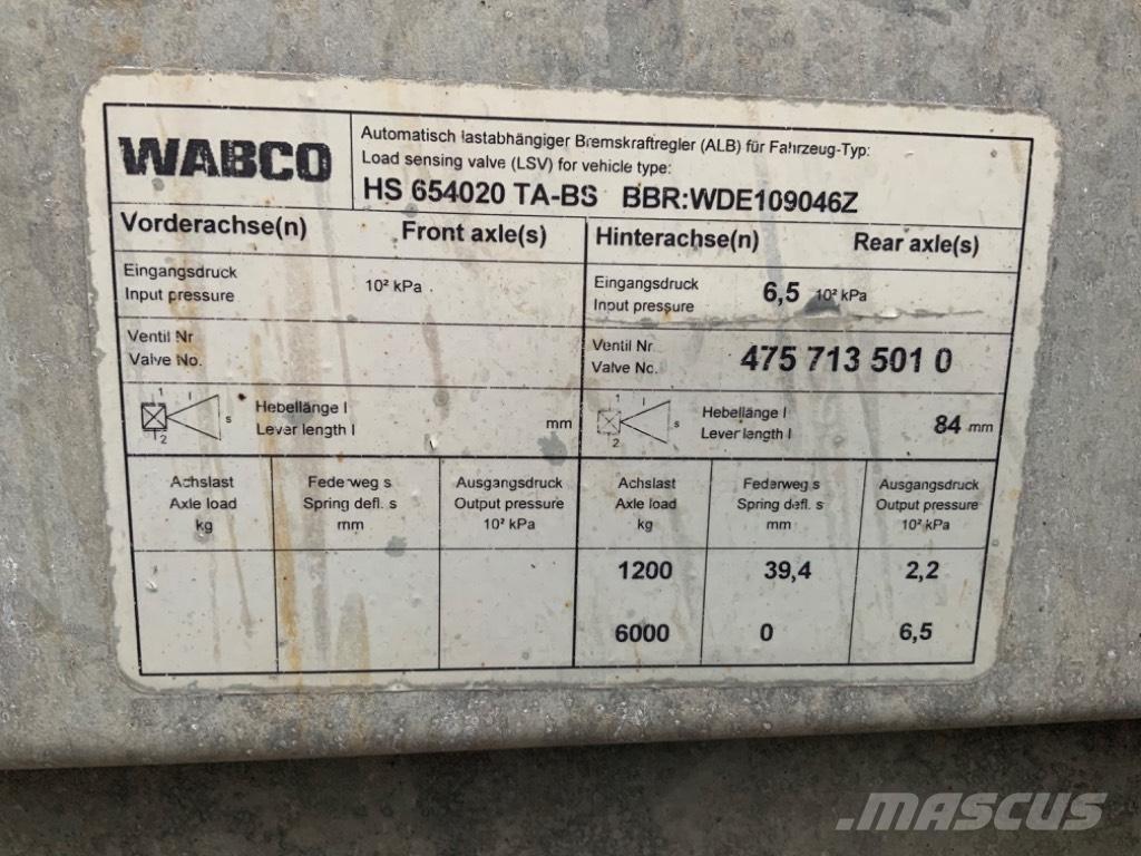 Humbaur HS 6540 Autovežių priekabos