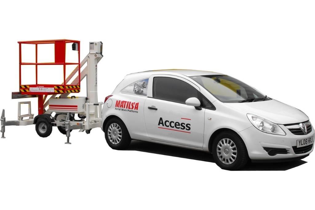 Matilsa Parma 7 Ant priekabų montuojamos kėlimo platformos