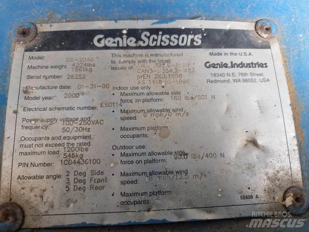 Genie GS2046 Žirkliniai keltuvai