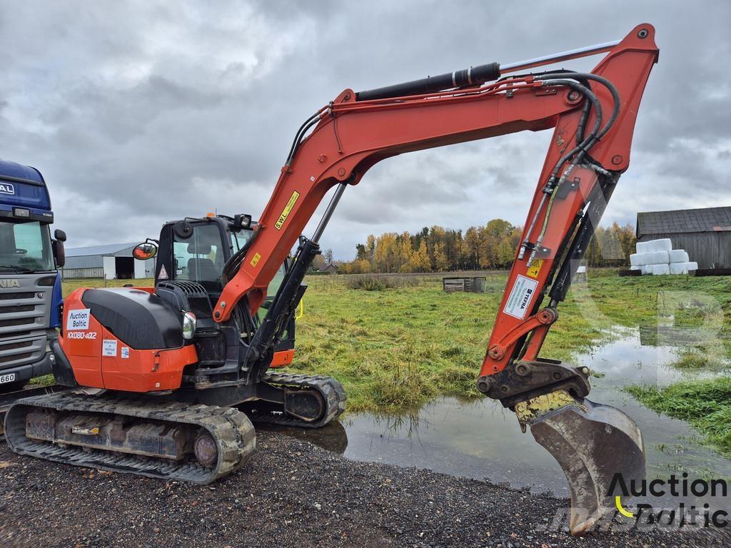 Kubota KX080-4a2 Vidutinės galios ekskavatoriai 7-12 t