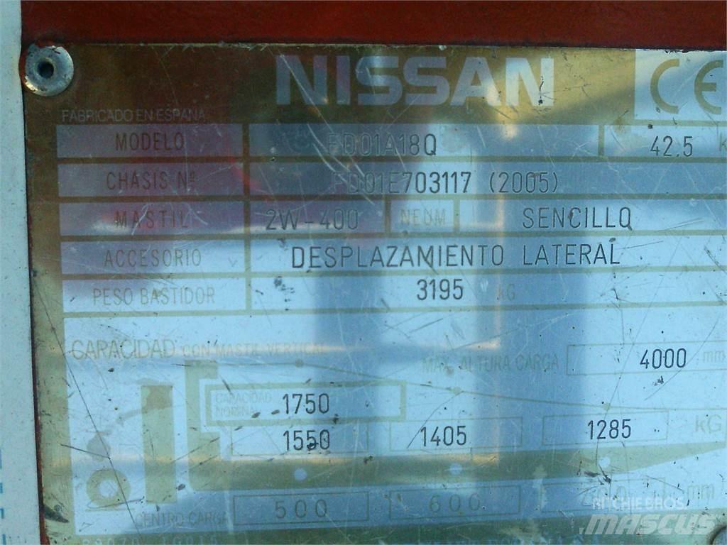 Nissan FD01A18Q Dyzeliniai krautuvai