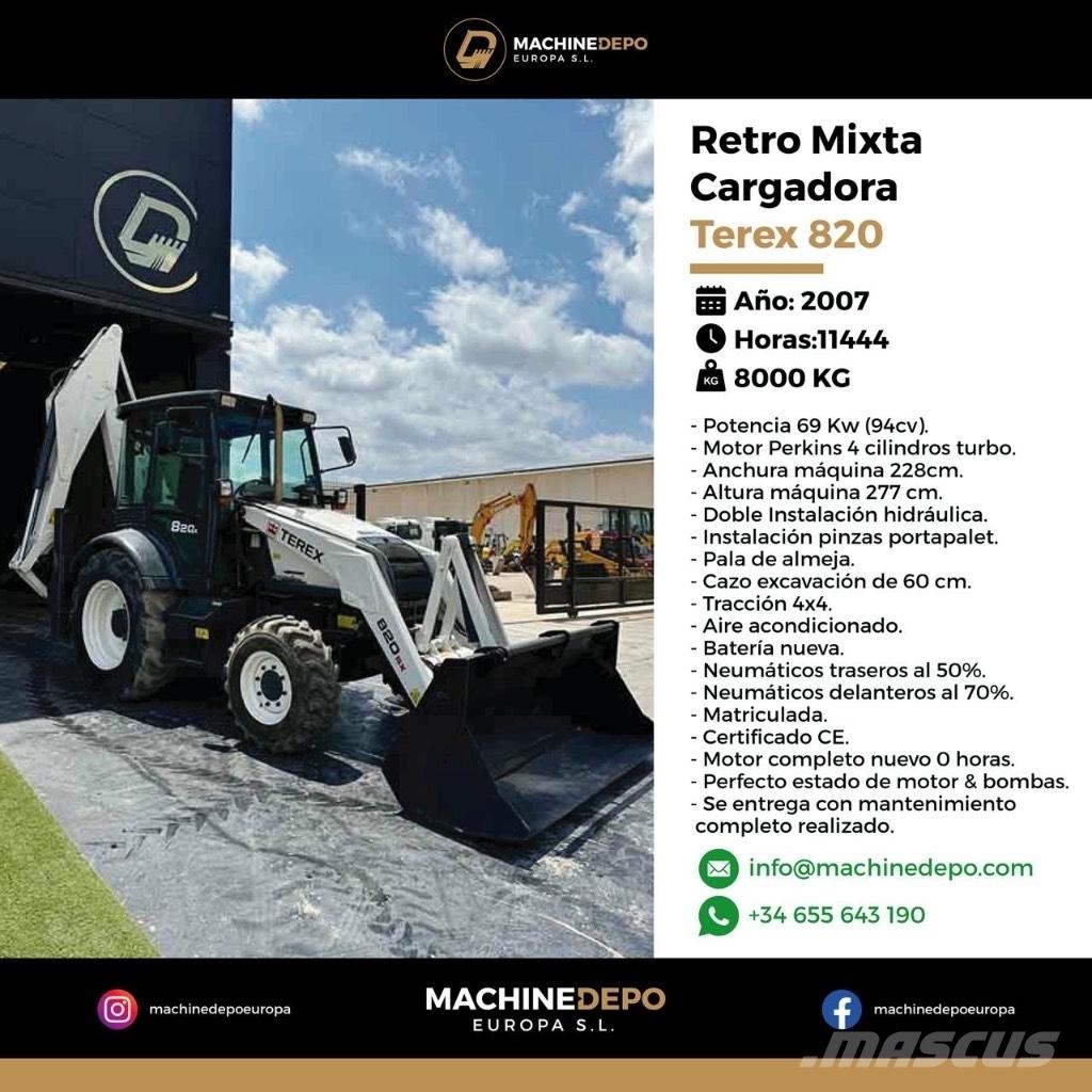 Terex 820 Ekskavatoriniai krautuvai