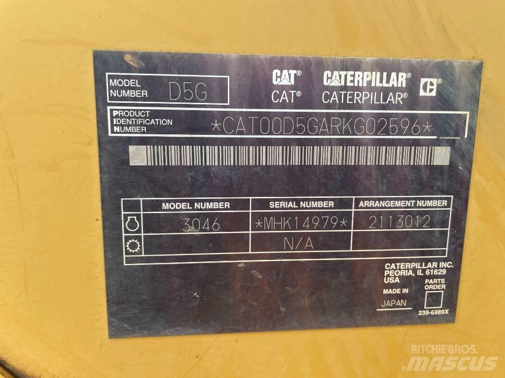 CAT D 5 LGP Vikšriniai buldozeriai