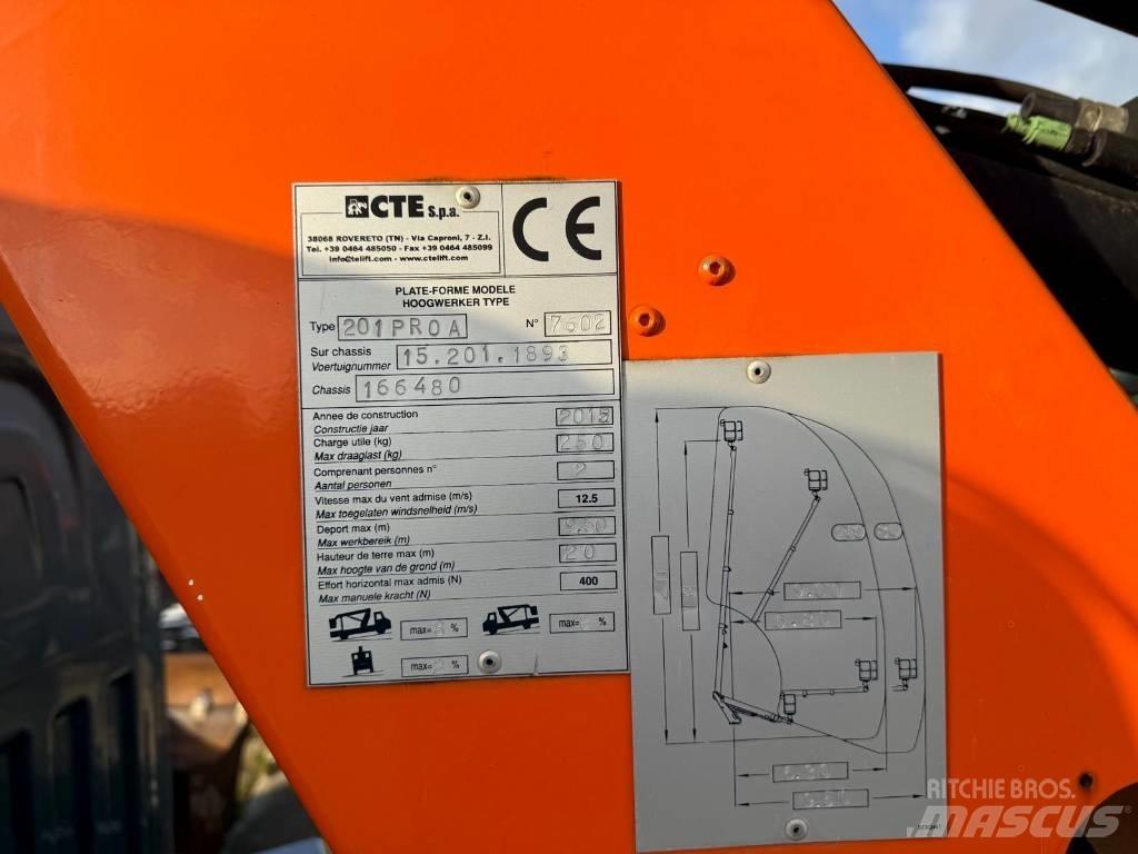 Renault Maxity 120 Kiti keltuvai ir platformos