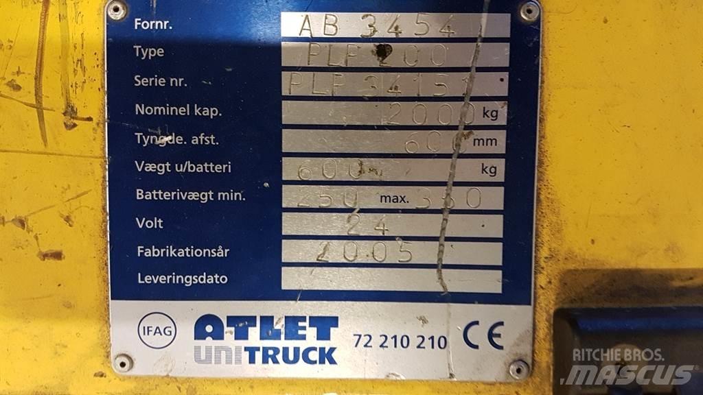 Atlet PLP200 Mažų aukščių keltuvai
