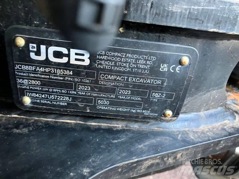 JCB 50 Z-2 Mini ekskavatoriai < 7 t