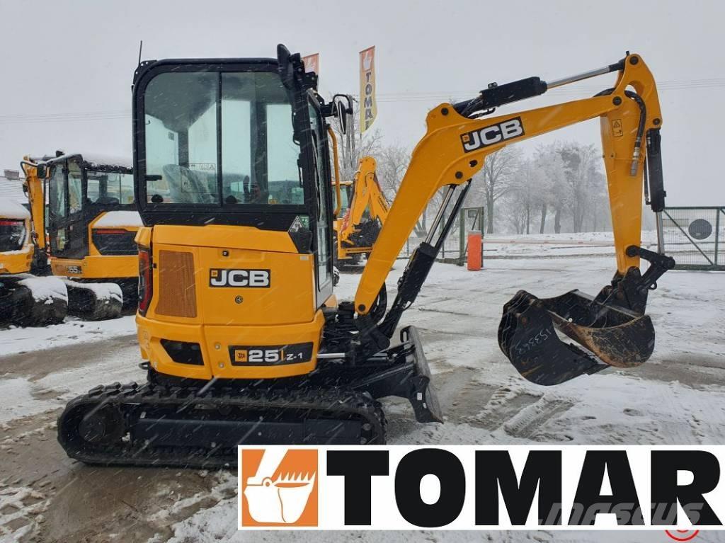 JCB 25 Z-1 Mini ekskavatoriai < 7 t