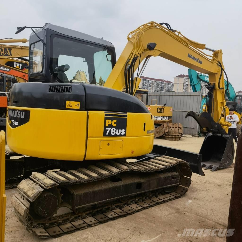Komatsu PC78US Vidutinės galios ekskavatoriai 7-12 t