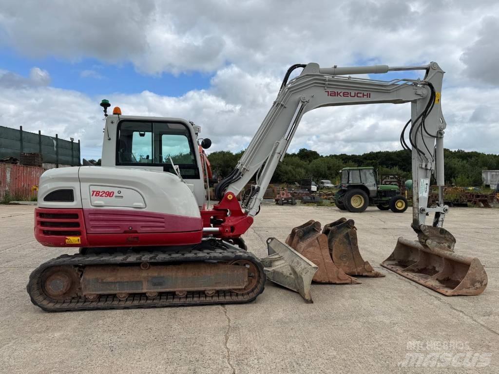 Takeuchi TB 290 Vidutinės galios ekskavatoriai 7-12 t