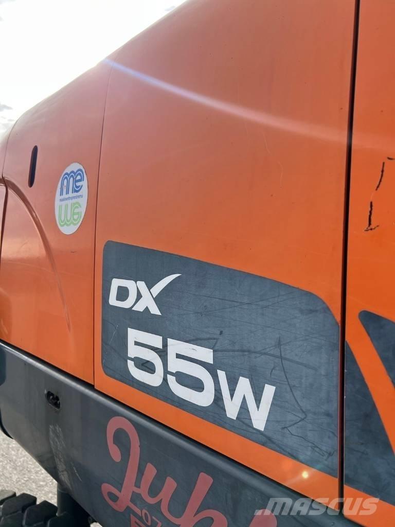 Doosan DX 55 Mini ekskavatoriai < 7 t