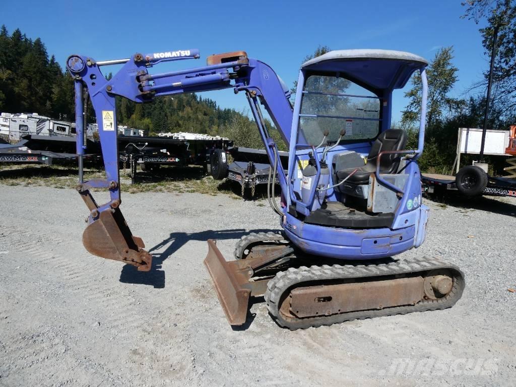 Komatsu PC20UU-3 Mini ekskavatoriai < 7 t