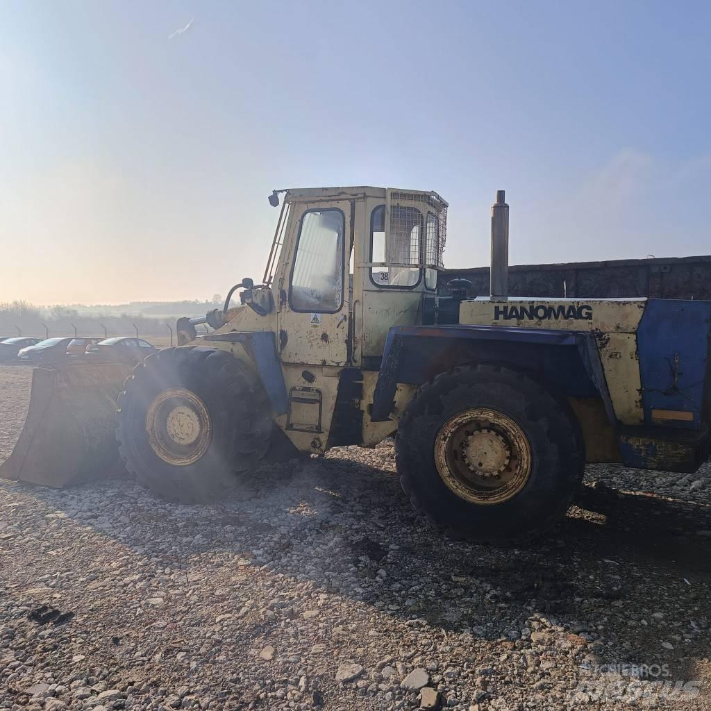 Hanomag C55 Naudoti ratiniai krautuvai