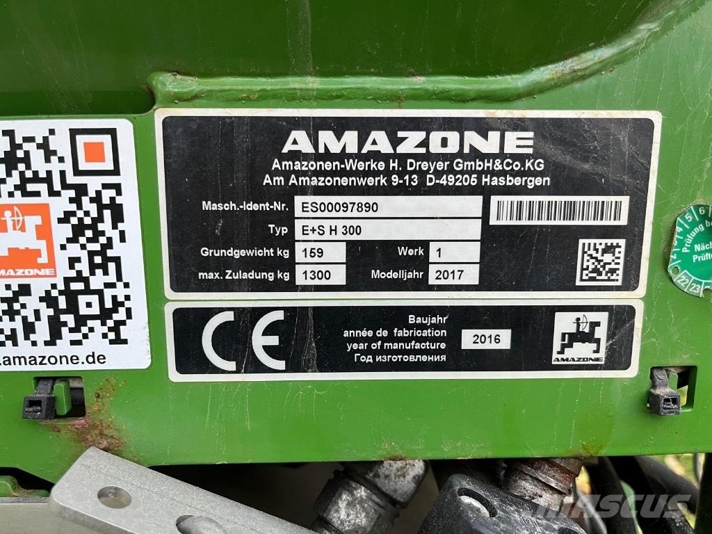 Amazone E+S H 300 Mineralinių trąšų barstytuvai