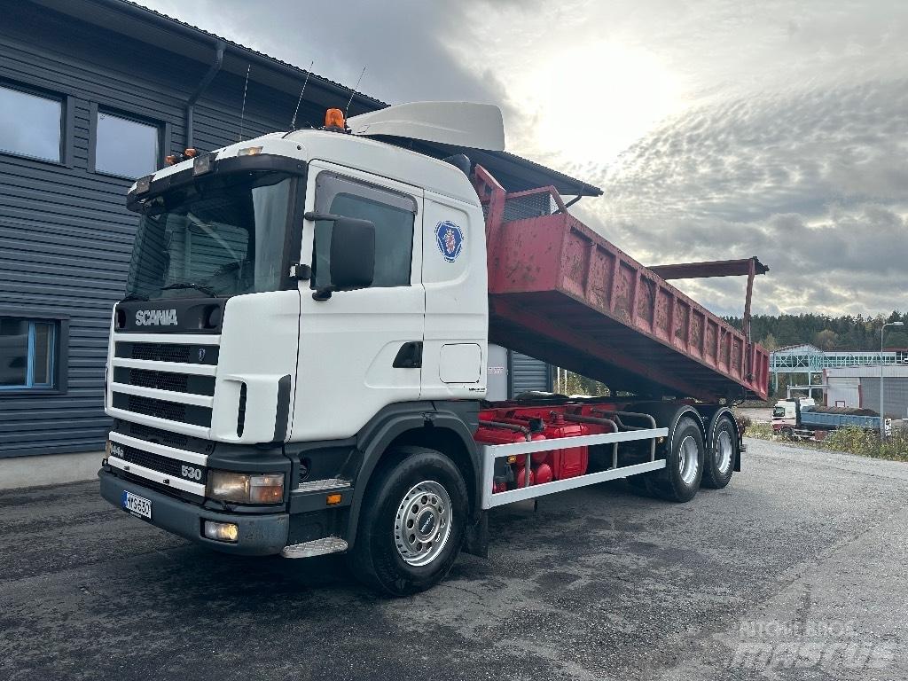 Scania R144 530 6X4 Savivarčių priekabų vilkikai