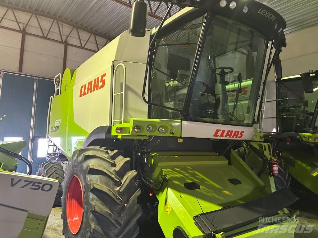 CLAAS Lexion 650 Derliaus nuėmimo kombainai