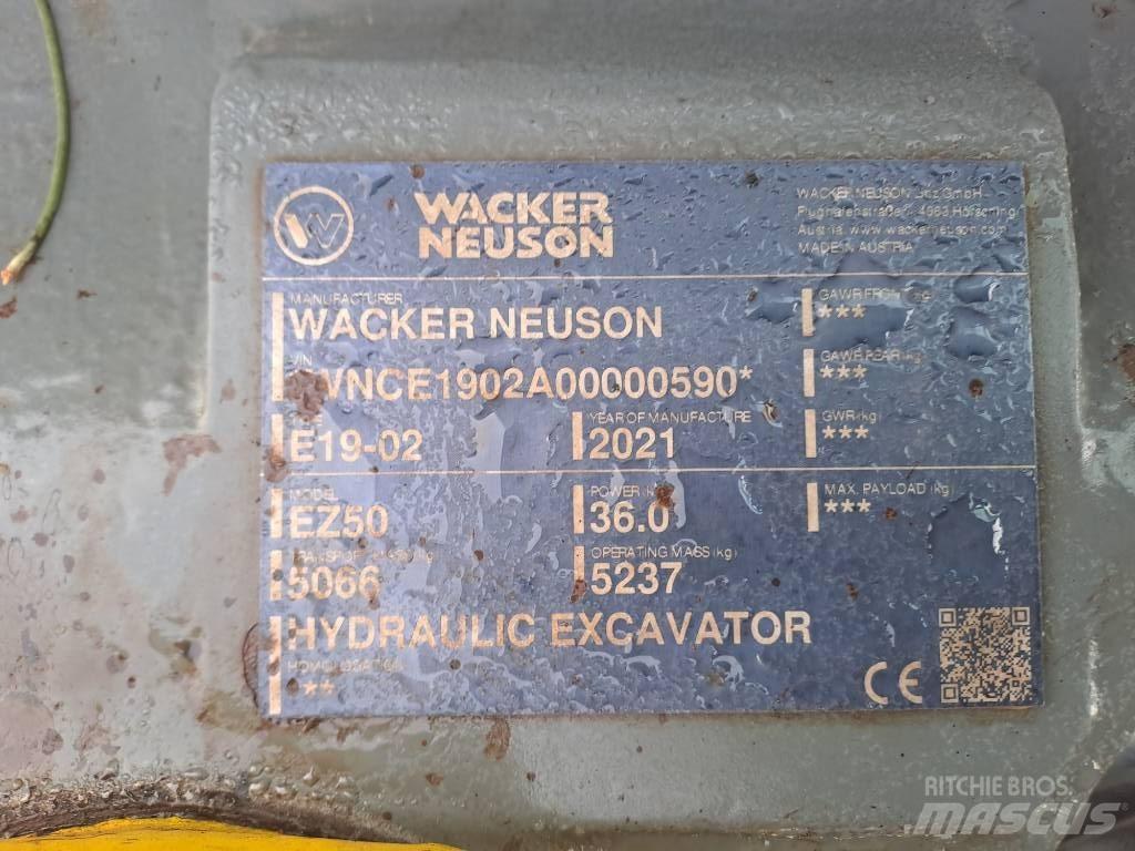Wacker Neuson EZ50 Vikšriniai ekskavatoriai