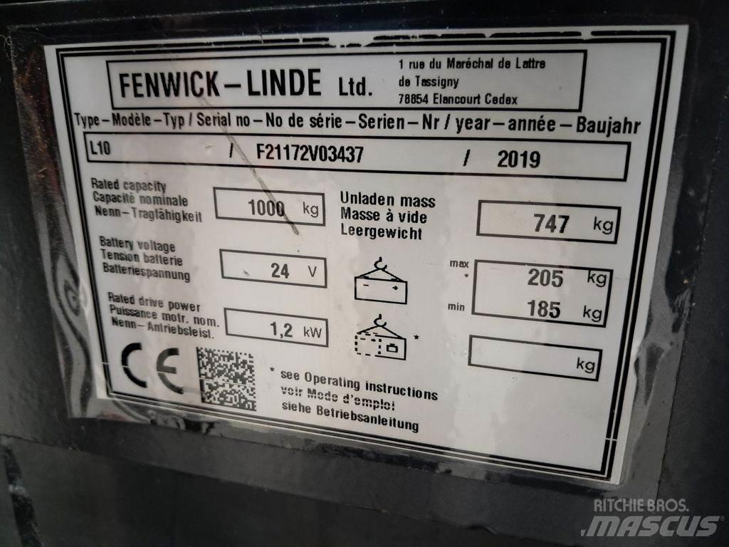 Linde L10 Rankiniai vėžimėliai