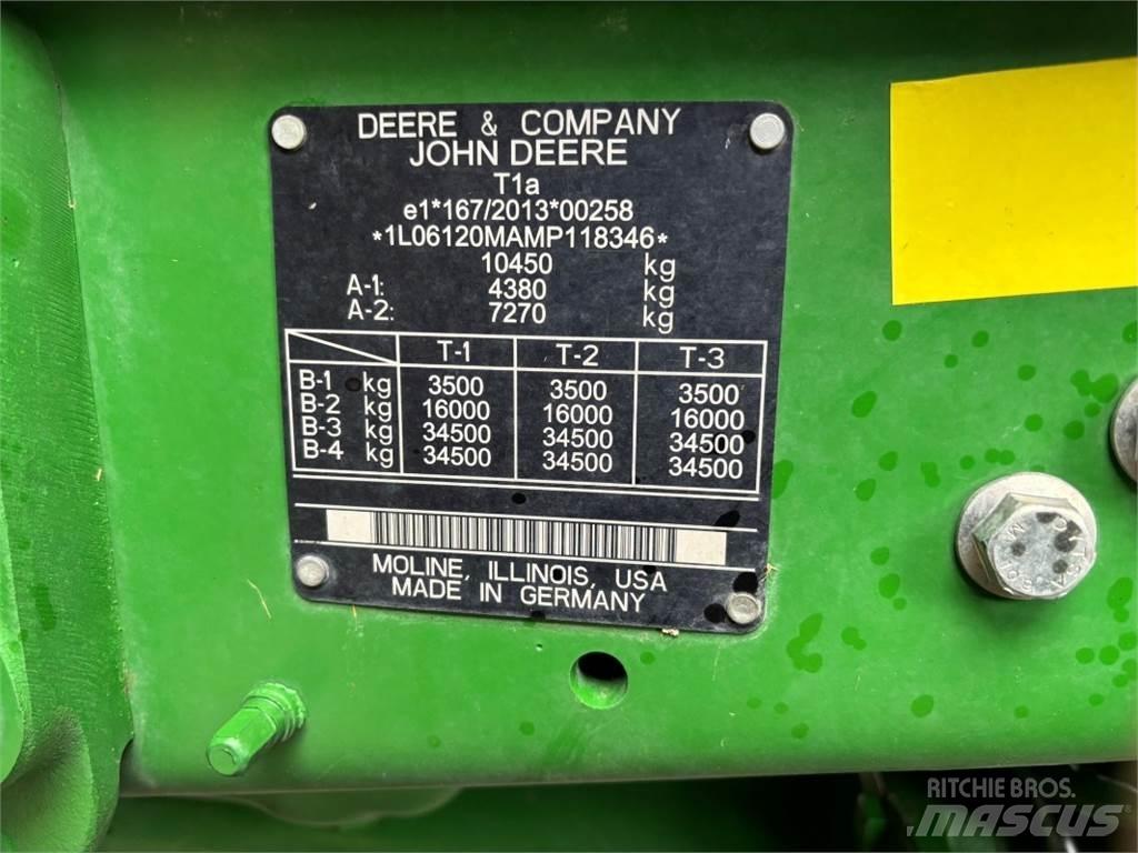 John Deere 6120M Traktoriai