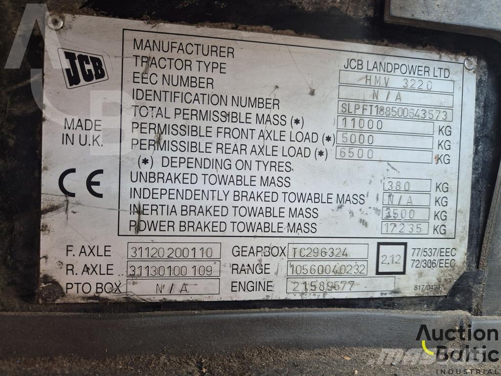 JCB Fastrac 3220 Traktoriai