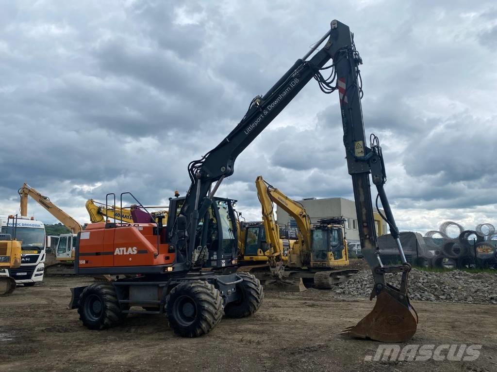 Atlas 150 W Ratiniai ekskavatoriai