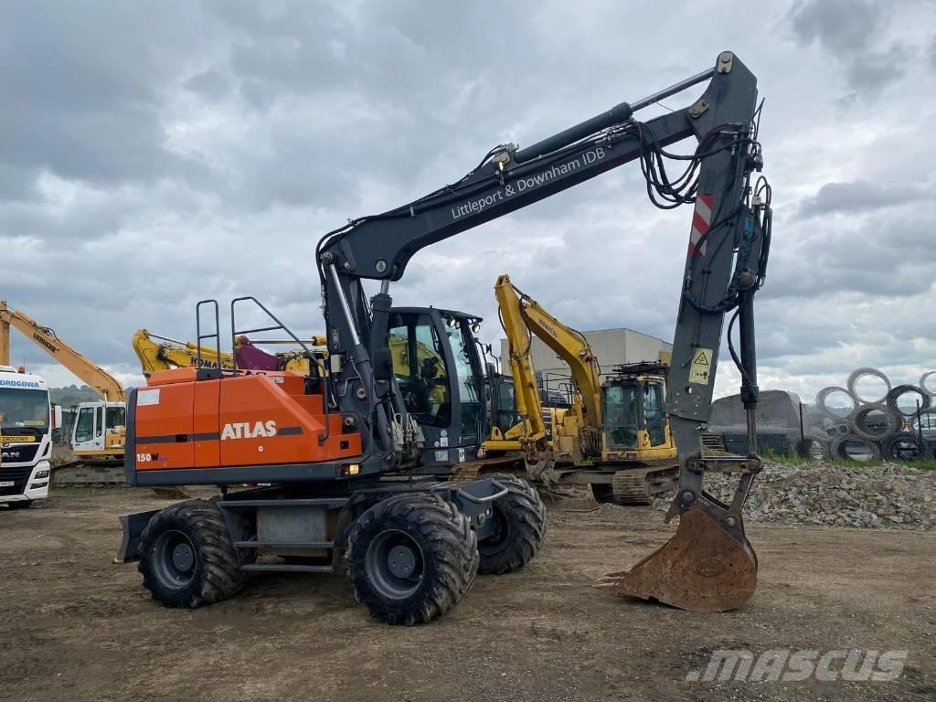 Atlas 150 W Ratiniai ekskavatoriai