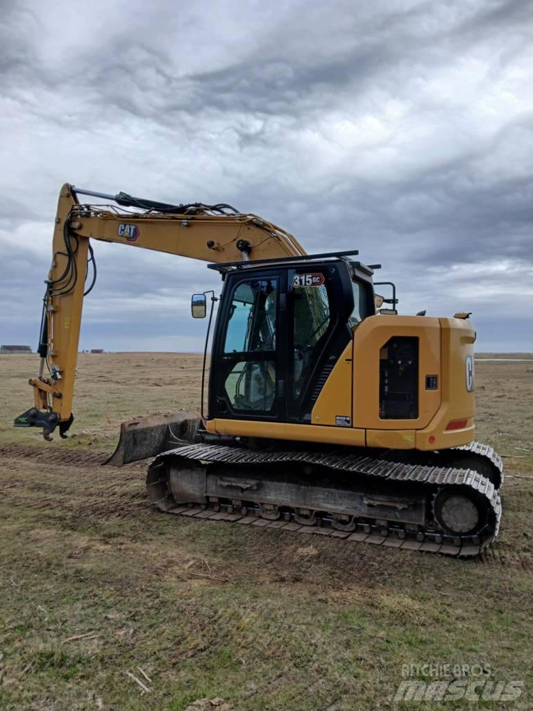 CAT 315GC Vikšriniai ekskavatoriai