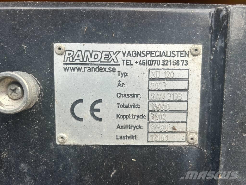 Randex XD 120 Savivartės priekabos