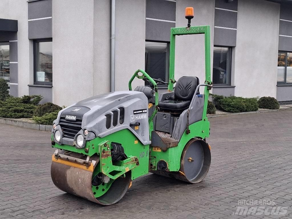 Hamm HD 8 VV Porinių būgnų volai
