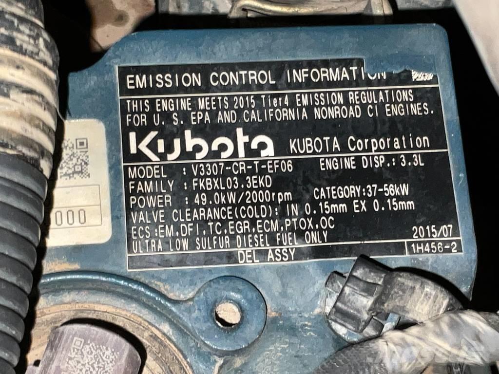 Kubota KX 080-4 Vidutinės galios ekskavatoriai 7-12 t
