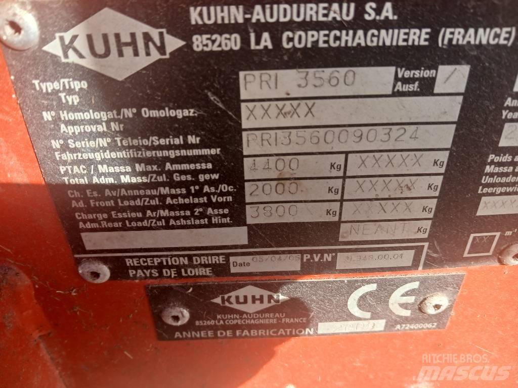 Kuhn Primor 3560 Ryšulių smulkinimo, pjaustymo ir išvyniojimo įrenginiai