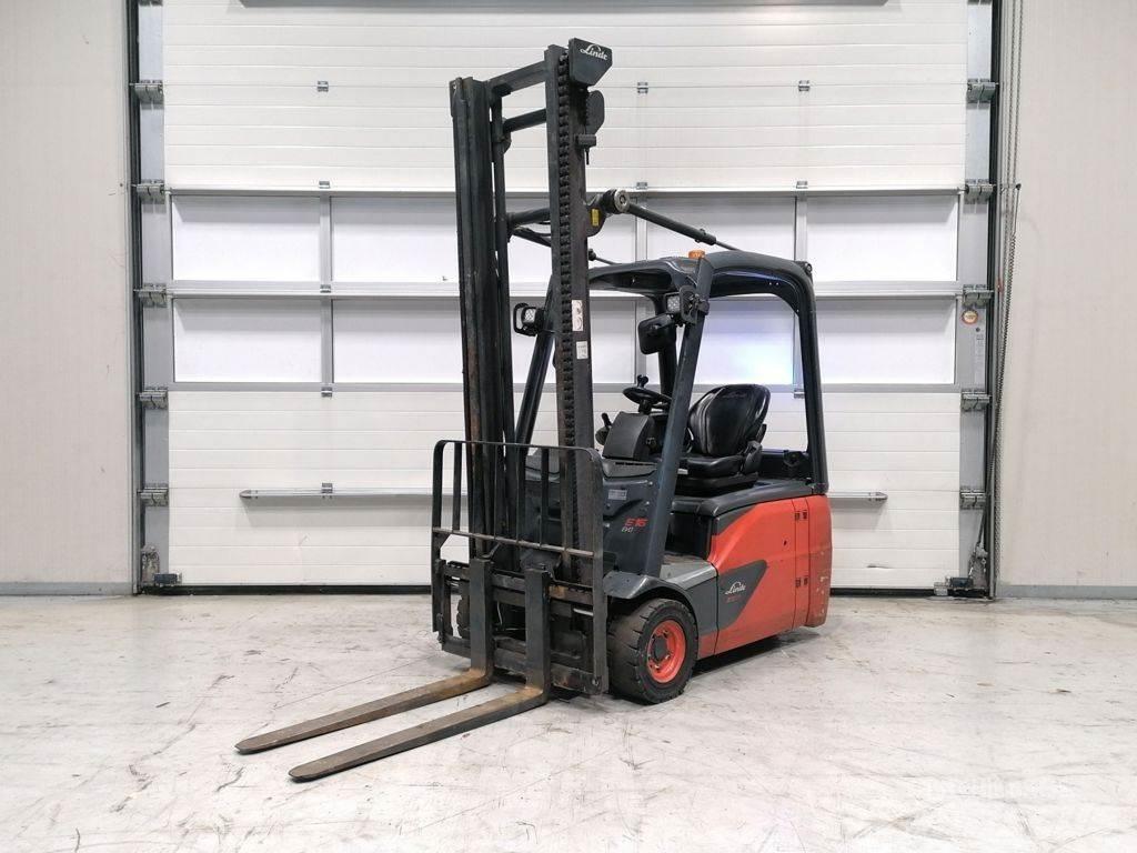 Linde E16-02 Elektriniai šakiniai krautuvai
