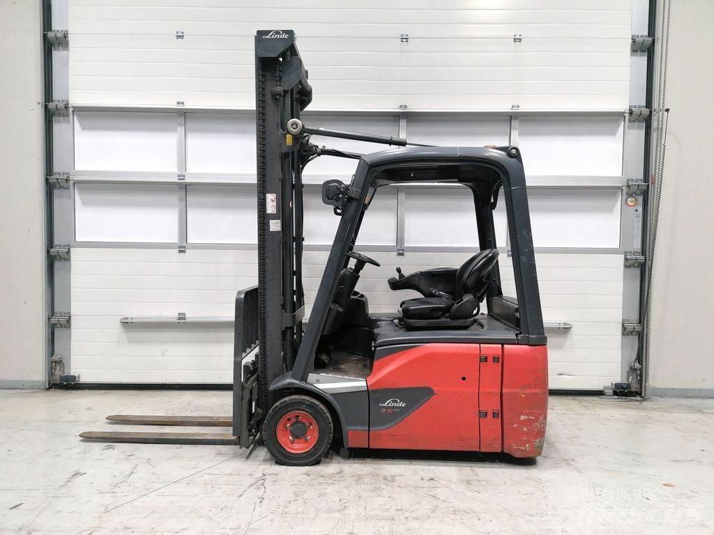 Linde E16-02 Elektriniai šakiniai krautuvai