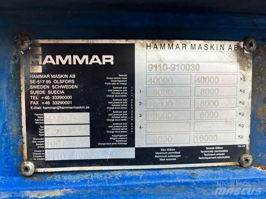Hammar SL 30 SMS Konteinerių puspriekabės