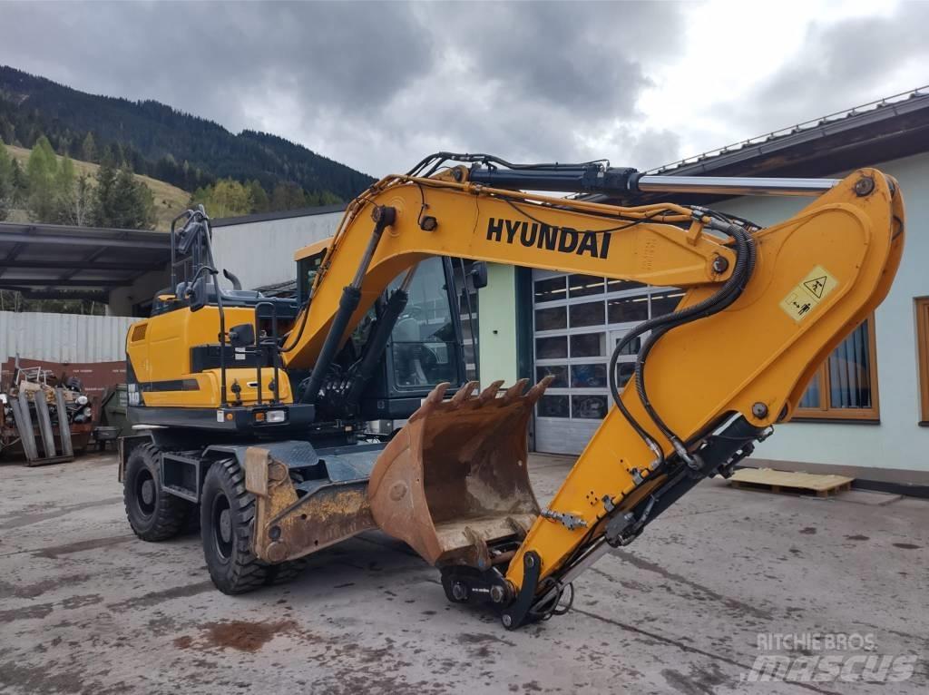 Hyundai HW140 Ratiniai ekskavatoriai