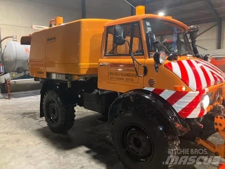 Mercedes-Benz unimog Šlavimo technika