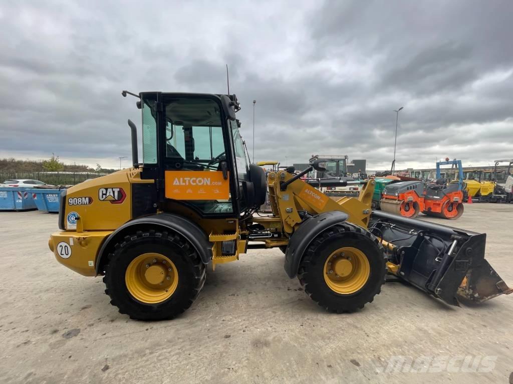 CAT 908M Naudoti ratiniai krautuvai