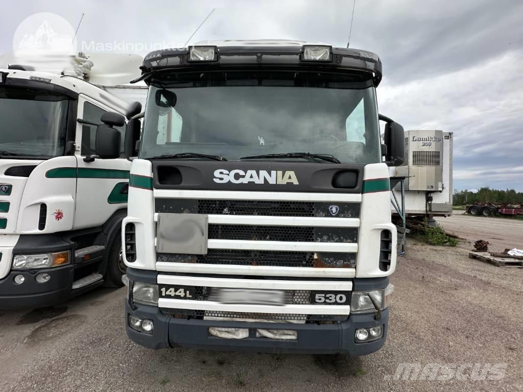 Scania R 124 LB Konteinerių nuožulnaus pakėlimo ant platformos krautuvai
