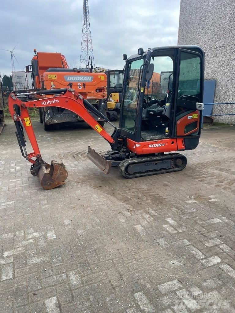Kubota KX 016-4 Mini ekskavatoriai < 7 t