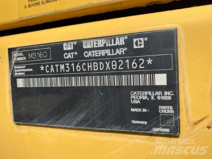 CAT M316C Ratiniai ekskavatoriai