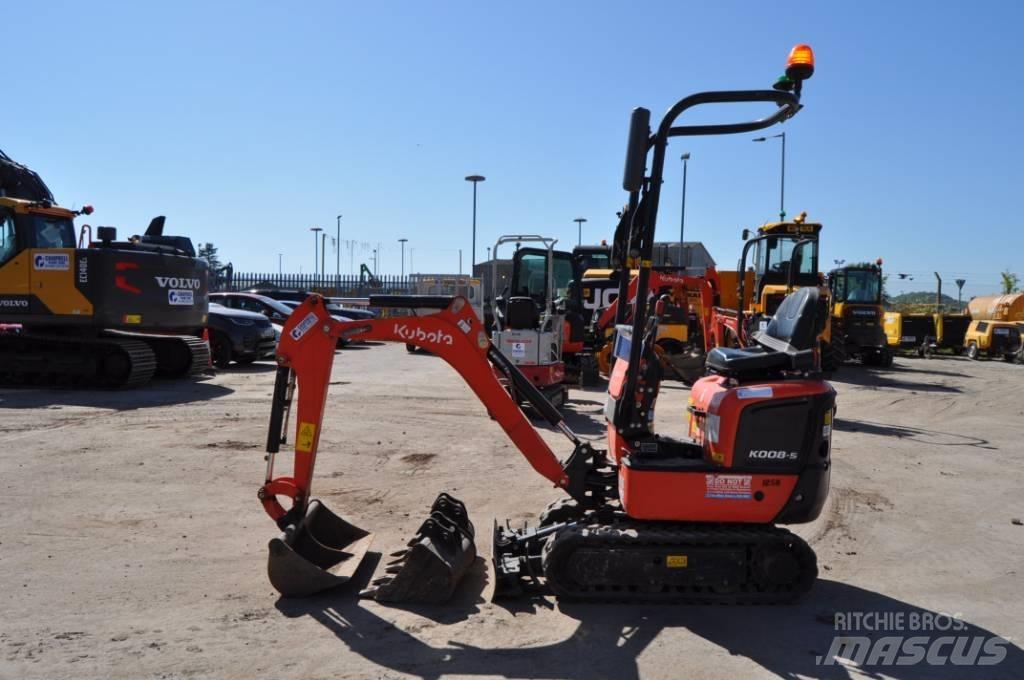 Kubota K 008-5 Mini ekskavatoriai < 7 t