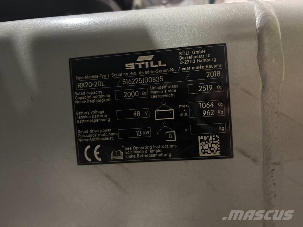 Still RX 20-20 L Elektriniai šakiniai krautuvai