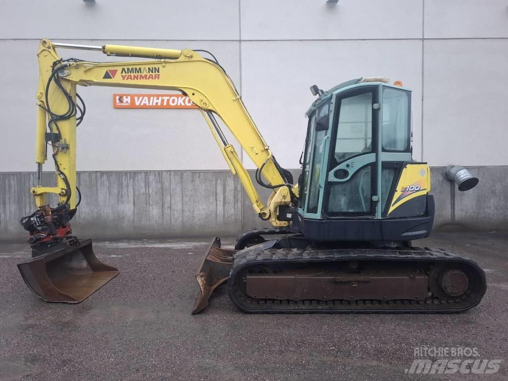Yanmar SV 100 Vidutinės galios ekskavatoriai 7-12 t