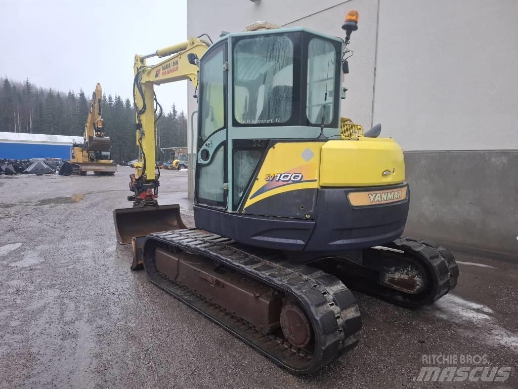 Yanmar SV 100 Vidutinės galios ekskavatoriai 7-12 t