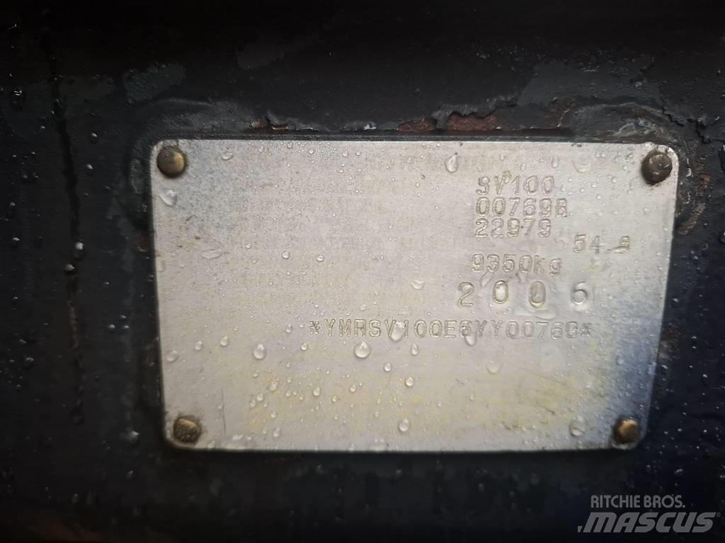 Yanmar SV 100 Vidutinės galios ekskavatoriai 7-12 t